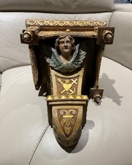 Starožitný drevenný oltár - 7