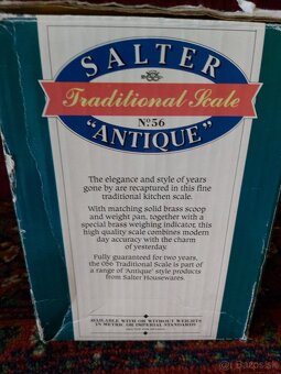 Anglická váha +závažie. - 7