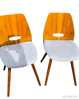 Dizajnové retro stoličky F. Jirák, po renovácii 4ks - 7