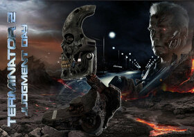T 800 Battle Damaged Art Mask (Terminator 2) - 7