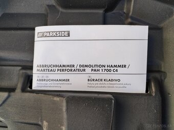 PARKSIDE BÚRACIE KLADIVO PAH 1700 C4 1700 W 50J PRÍKLEPOVÝ S - 7
