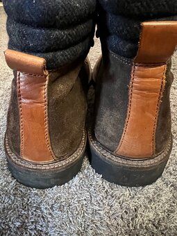Nové pánske kožené zimné topánky - veľkosť 46 - 7