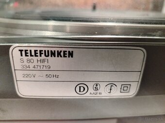 Telefunken S 80 Hifi Gramofón - 7