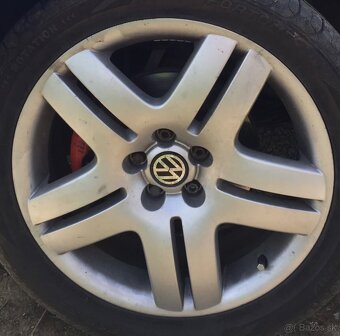 Predám VW Long Beach disky R17 – 5x100 - 7