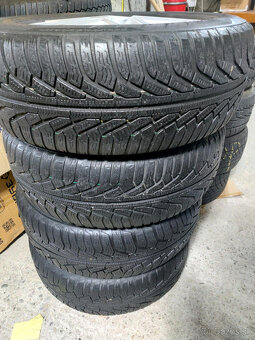 4x obute alu 5x112 R16 J-6.5 ET 38 215/60 r16-stre 57.1-66.6 - 7