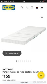 Rastúca detská posteľ ikea sundvik - 7