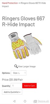 Mix rukavice ANSELL, GUIDE, TEGERA, RG, MW - 7