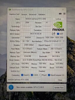 Herný počítač HP.Intel i5-6500 4x3,20GHz.16gb ram.RTX3050 6G - 7
