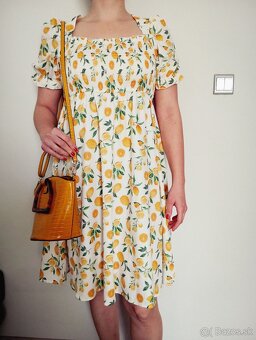 Dámske šaty s citrónom - 7