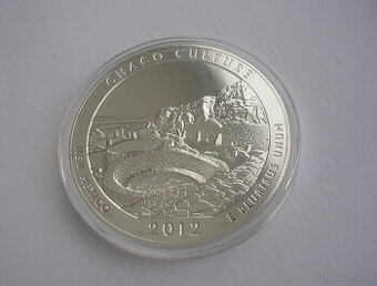 5 Oz Quarter Dollar 2012 New Mexico - CHACO CULTURE - 7