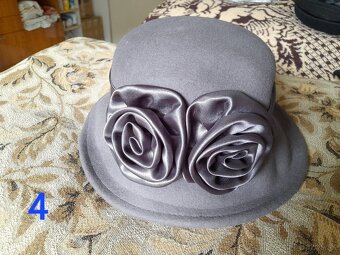 Dámske retro klobúky a šály - 7