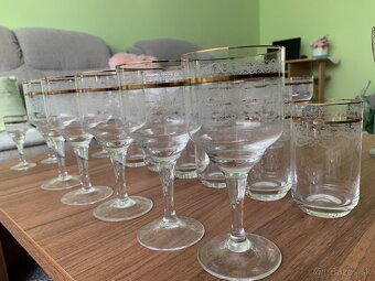 Poháre na víno, šampanské, pivo, koňak, vodu, TOP STAV - 7