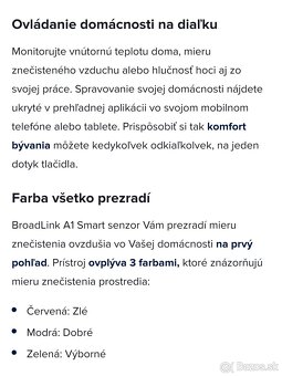 Predám Meteostanicu Broadlink s mobilnou aplikaciou - 7