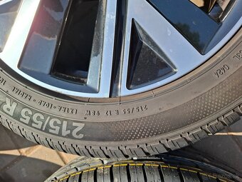 Predám kolesá disky+pneumatiky 215/55R17 98W 98W - 7
