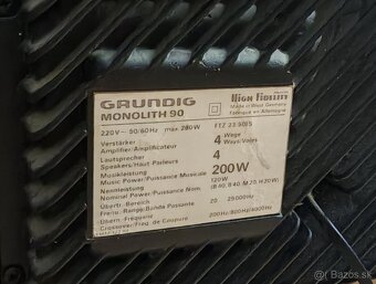 GRUNDIG MONOLITH 90 - 7