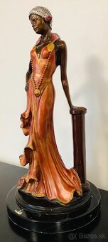 Starožitná bronzová socha Francie - 7