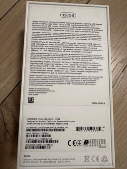 iPhone SE 2020 – 128 GB – biely – výborný stav – 120 € + doh - 7