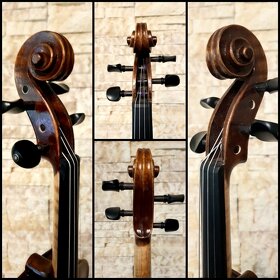 husle 4/4 model Stradivari ( orange-brown oil) - 7
