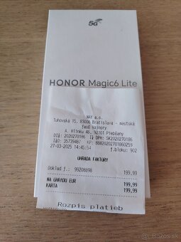 Honor magic 6lite 8/255GB - 7