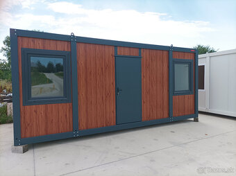 Chatka, záhradný domček, kancelársky kontajner 6x3m-skladom - 7
