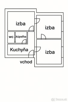 3i tehlový byt – centrum Partizánske, 66 m² - 7