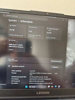 Lenovo Legion 5 15ACH6H - 7
