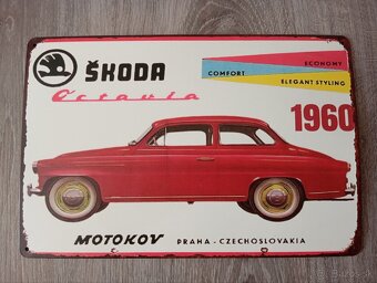 Škoda 130RS/LR, Octavia,Felicia,110R,Garde,retro tabuľky - 7