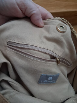 letná háčkovaná taška cez rameno - 7