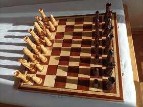 Predám novú drevenú šachovú súpravu - 7