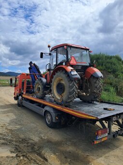 Odtahova sluzba,prevoz strojov a techniky, hydraulicka ruka. - 7