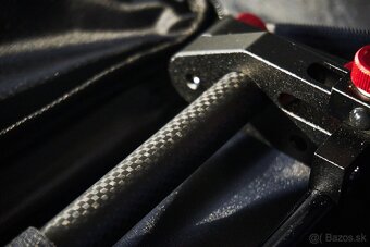 Karbónový slider - koľajnice s osou (pan) 80cm - 7