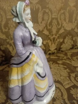Porcelánová Dáma Pirkenhammer a Dáma  Sitzendorf - 7