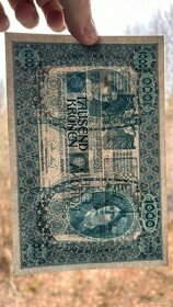 Bankovky Rakúsko-Uhorsko 100,1000 Kronen UNC - 7