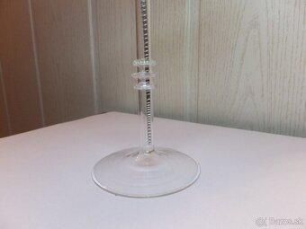 Starožitná krásná skleněná kytička, Jaroslav Brychta ŽBS. - 7