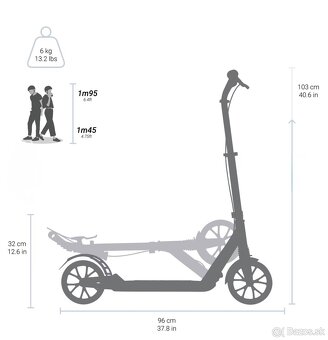 Kolobežka OXELO T7XL - 7