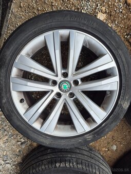 Predám elektróny 5x112r18 originál VW GROUP - 7