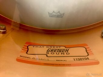 Gretsch USA Custom 14x5 Bronze Snare Drum - 7