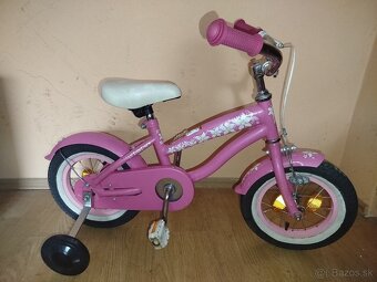 Detský bicykel 12 ružový. - 7