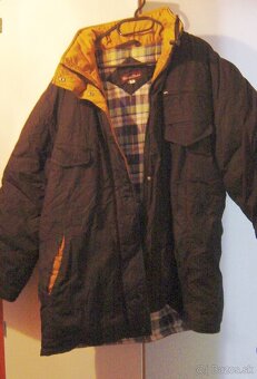 Dámska zimná bunda s kapucňou béžová - 7