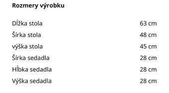 Ikea detsky stol so stolickami - 7