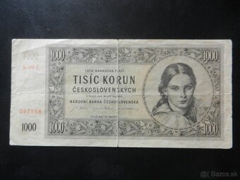 Bankovka 1000Kčs 1945 - 7