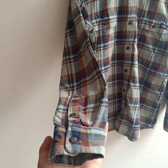 Dickies flanelová košeľa s dlhým rukávom károvaná kockovaná - 7