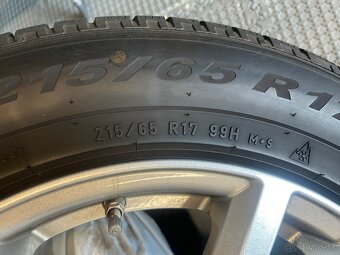 Predám zimné komplety R17 5x112, 215/65R17. - 7