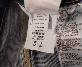 Džínsy Calvin Klein 32/XXS, cena s poštovným - 7