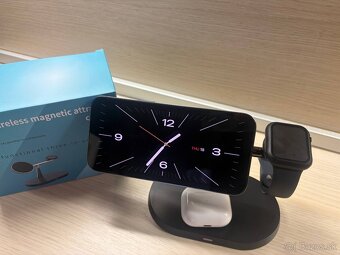 Bezdrôtová nabíjačka 3-v-1 ( nová ) - 7