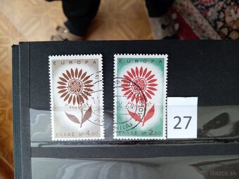 Poštové známky č.713 -Európske známky - štáty - 7
