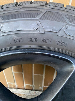 215/60 R17 C  zimné komplety originál VW + Continental 8 mm - 7