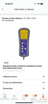 Predám masážne kreslo. - 7