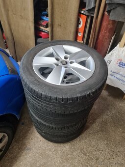 Hliníkové disky originál škoda - 7