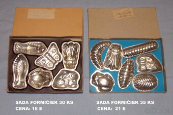 RETRO FORMIČKY, KOŠÍČKY, ORIEŠKY, VYKRAJOVAČKY, TRUBIČKY - 7